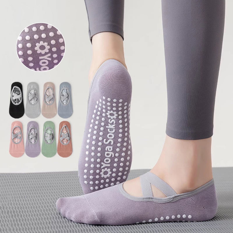 Yoga Fitness Workout - Kaus kaki Yoga bawah handuk berongga