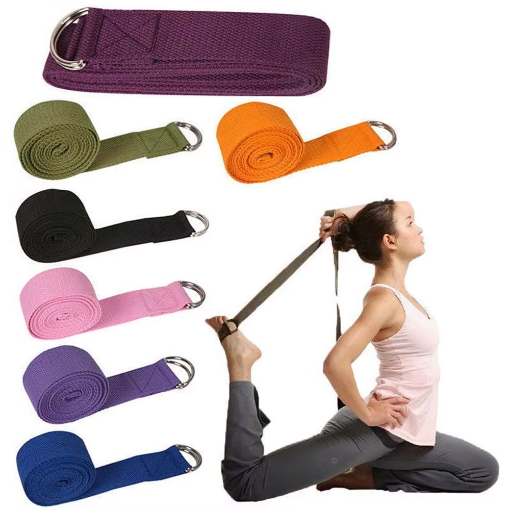 Pilates Ring Circle - Tali Yoga Olahraga 180Cm Katun Tahan