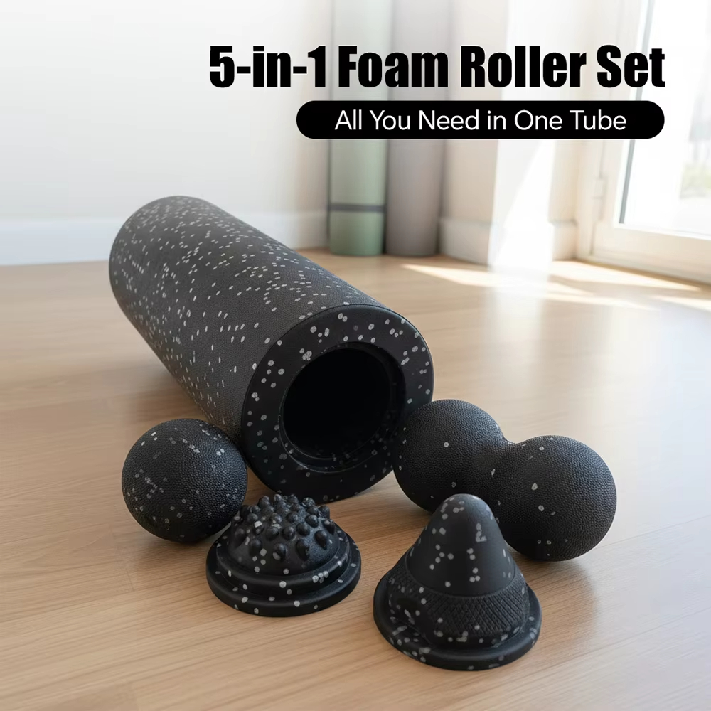 Foam Roller - Set Roller Fascia 5-in-1 untuk Pemulihan