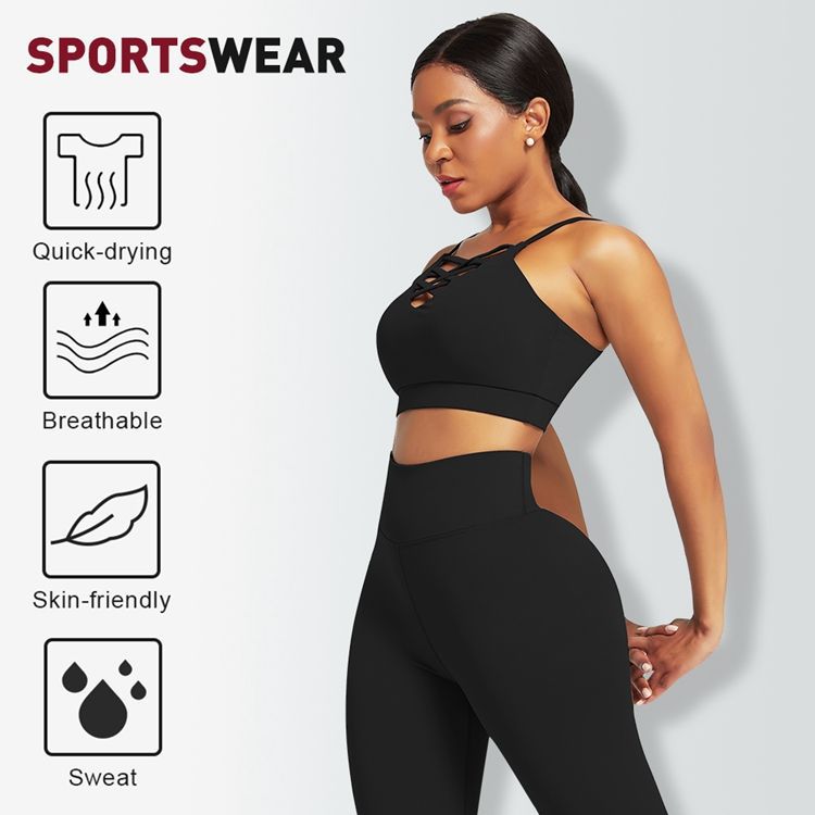 3 Set Pakaian Yoga Wanita - Ho - Yoga Fitness Workout ulasan dan harga