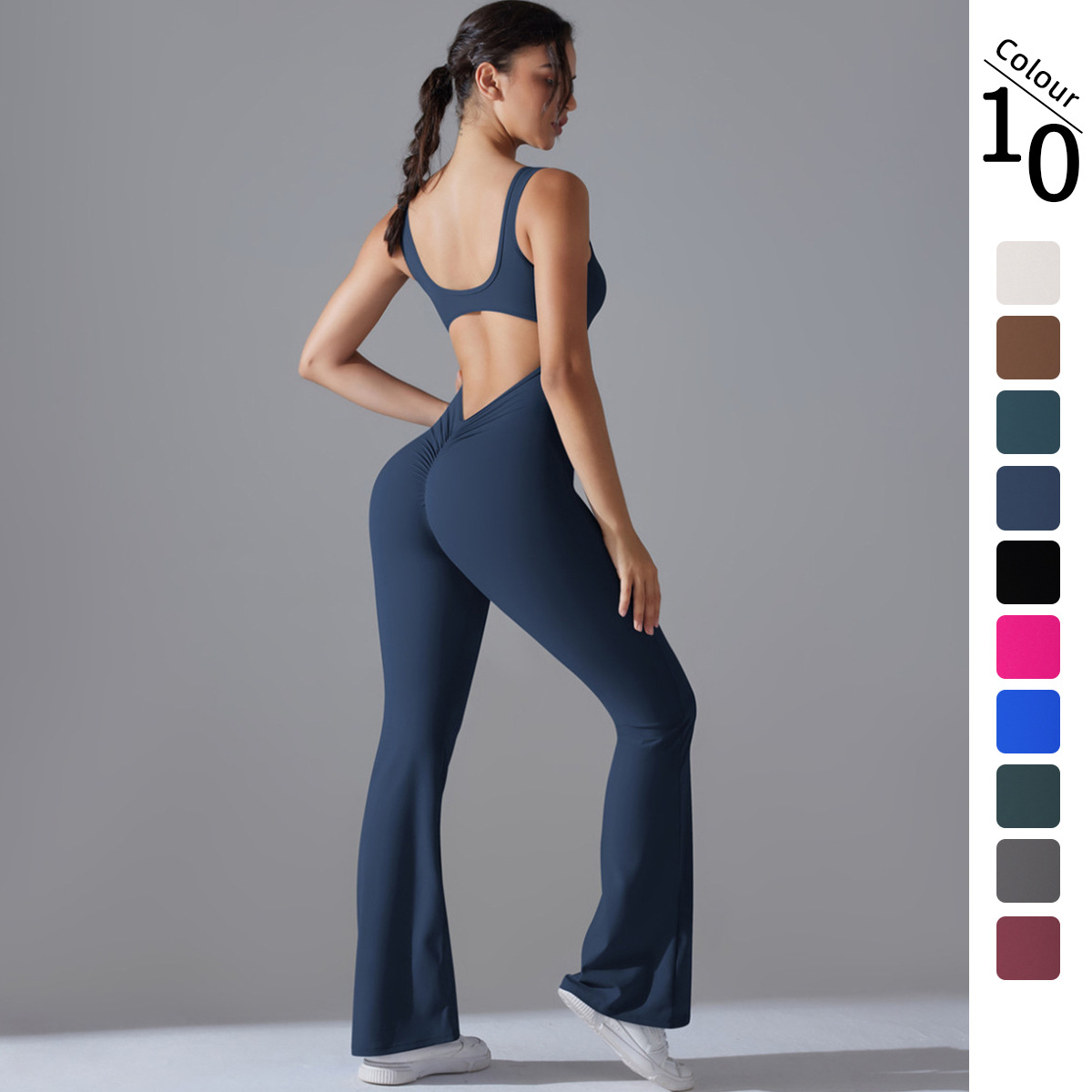 Seksi kembali V Jumpsuit Gym S - Yoga Và Fitness ulasan dan harga