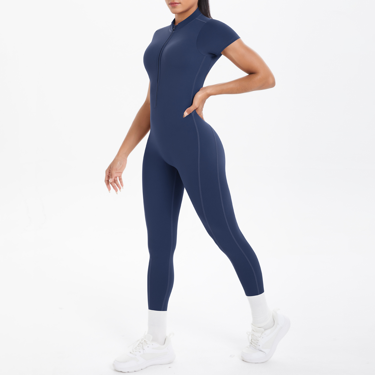 Jumpsuit Bodycon Tanpa Punggun - Yoga Overall Fitness ulasan dan harga