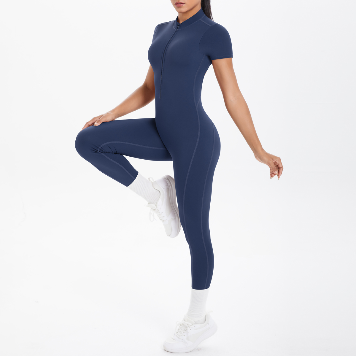 Jumpsuit Bodycon Tanpa Punggun - Yoga Overall Fitness ulasan dan harga
