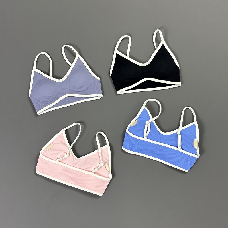 Bra Yoga Wanita Contrastline V - Yoga Và Fitness ulasan dan harga