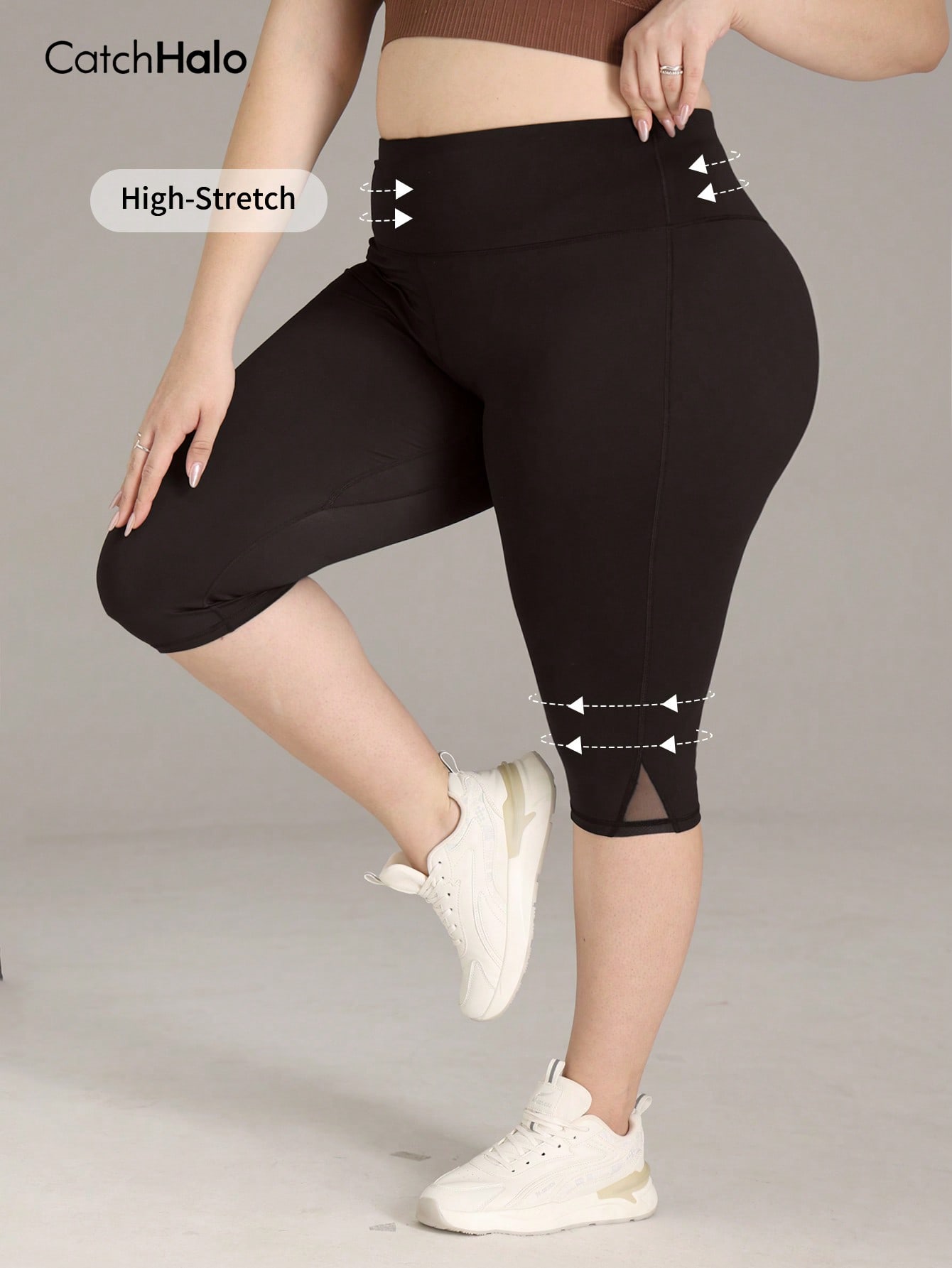 Legging Gym Ukuran Besar Wanit - Yoga Fitness Workout ulasan dan harga