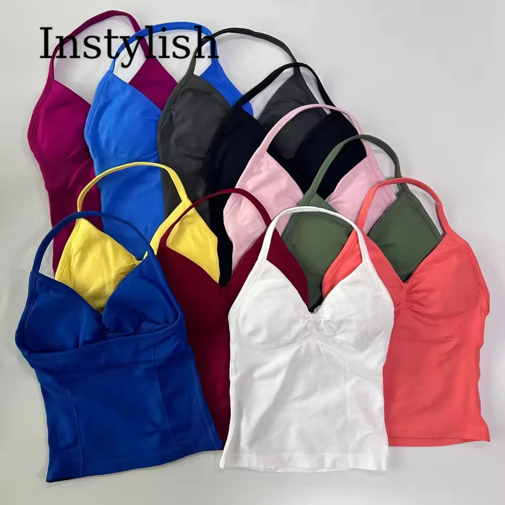 Set Yoga Wanita 2 Potong Tanpa - Yoga Fitness Workout ulasan dan harga