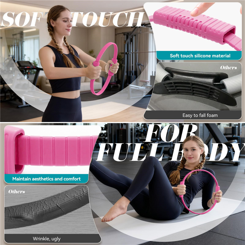Cincin Yoga Silikon Ramah Ling - Pilates Ring Circle ulasan dan harga