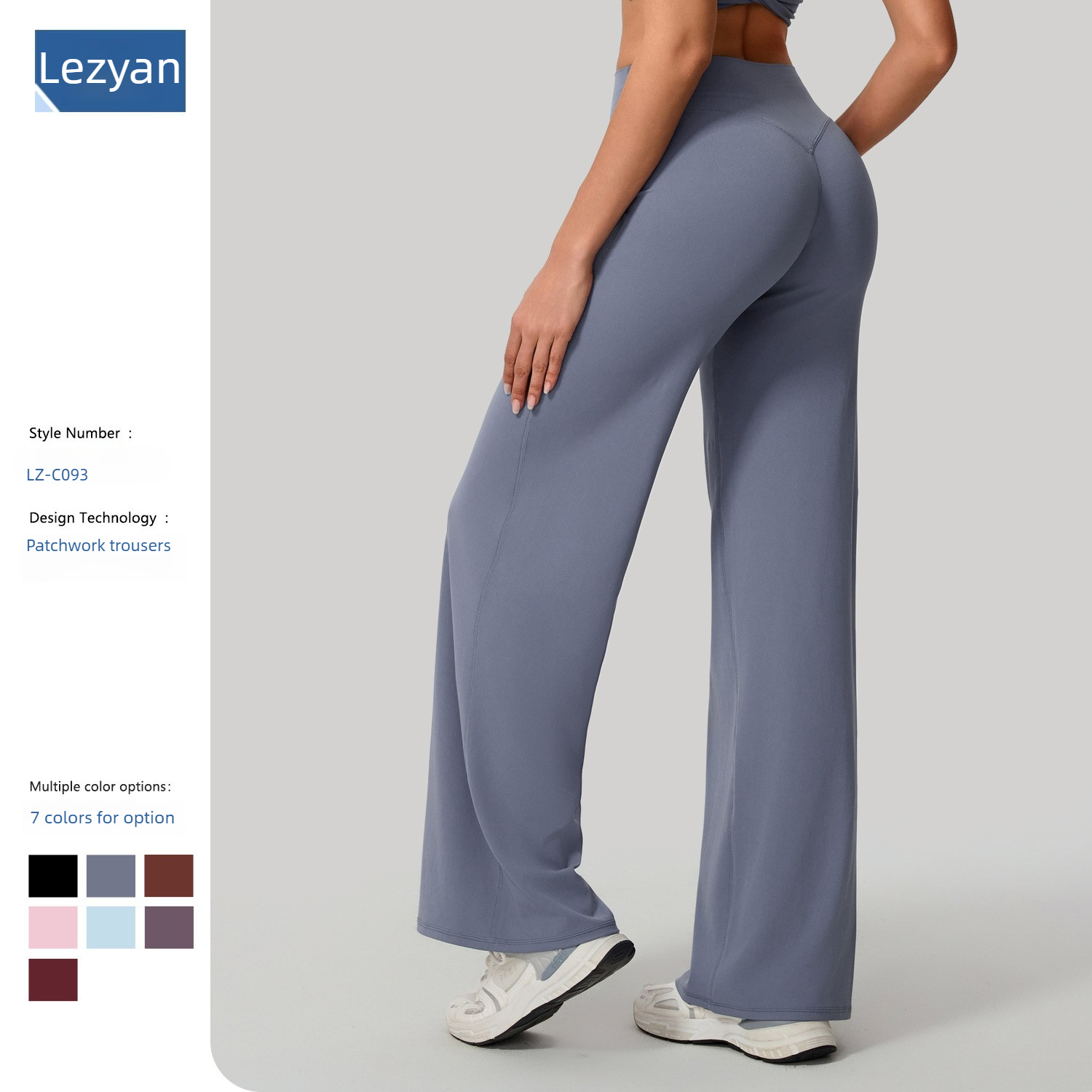 Lezyan Celana Yoga Longgar Lem - Yoga Fitness Workout ulasan dan harga